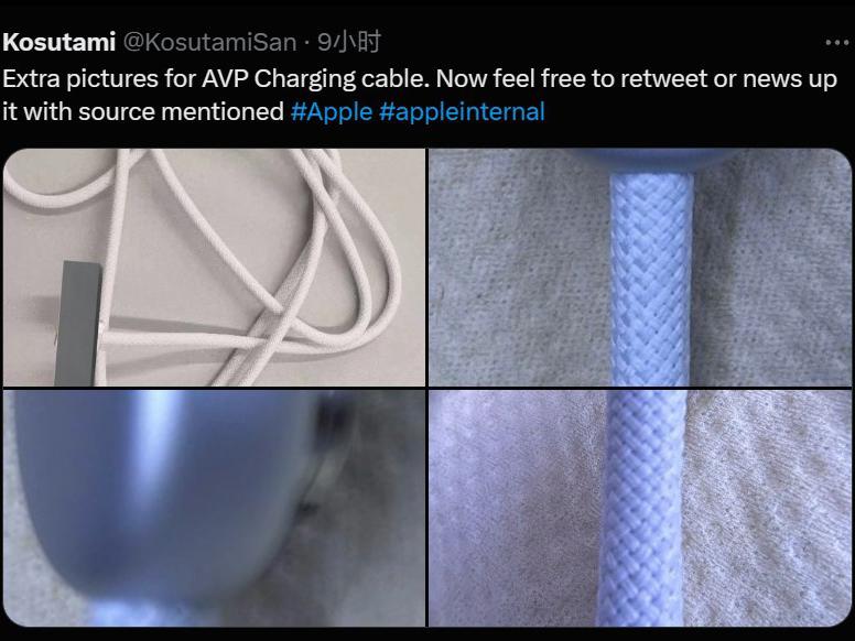 苹果Vision Pro头戴显示器电源线曝料：专用型接口非USB-C，报道称官网销售价85美元