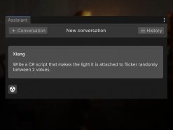 Unity拟推出AI创作工具 自然语言直接生成游戏