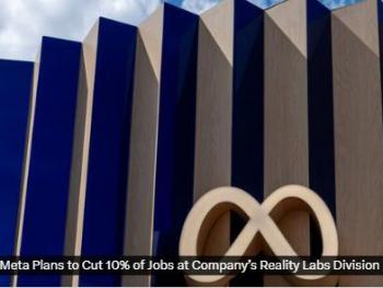 Meta 本周裁减数百员工 涉 Reality Labs 约一成人力转 AI