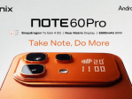 传音 Note60Pro 亮相 后摄模组嵌隐藏式点阵屏搭骁龙7s Gen4