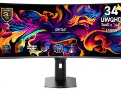 微星 MPG 341CQR OLED X36 三星显示面板 狂欢价