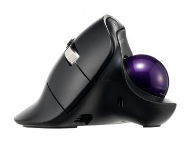 SANWA推出人体工学立式拇指轨迹球鼠标搭高速滚动+左右倾斜滚轮重塑操控体验