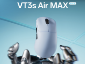 雷柏 VT3s Air MAX 二代双8K版双模电竞鼠标开启预约 中小手型适配售299元