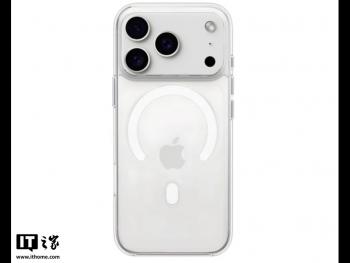 官方MagSafe 保护壳同步修改匹配新设计 苹果 iPhone17Pro 调整后盖Logo 徽标位置